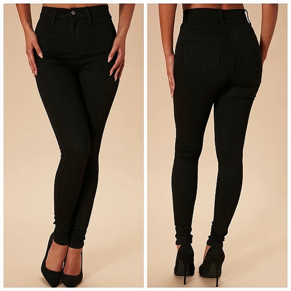 High Waisted Skinny Jeans - 2 Pair - Picture 7 of 12